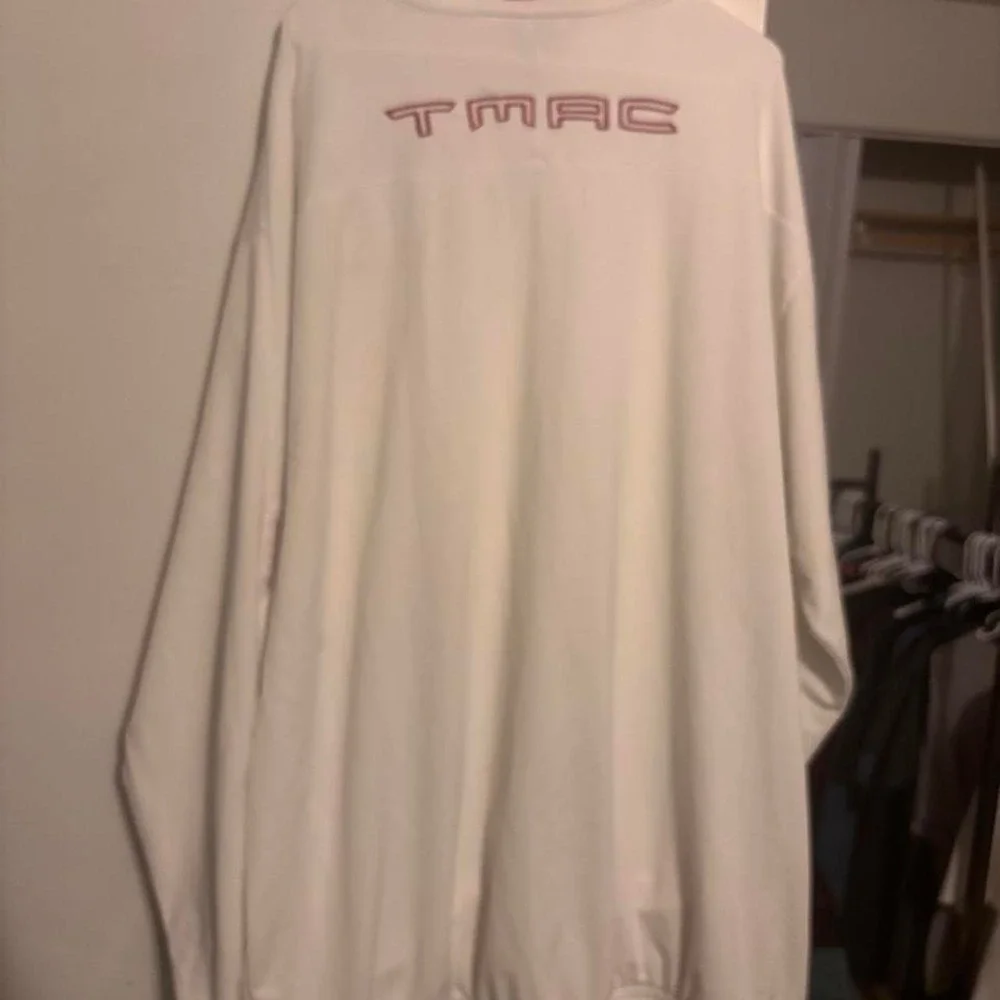 White Adidas Tmac jacket with red accents size XXL